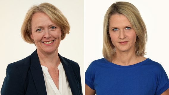 Katja Schlesselmann und Kathrin Schmid © NDR Foto: Marco Peter, Jenny von Gagern